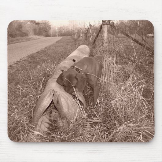 Tapis De Souris Coonhound Mousepad de Redbone (Devant)