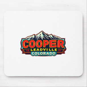 Tapis De Souris Cooper Leadville Colorado cadeau de ski souvenir d