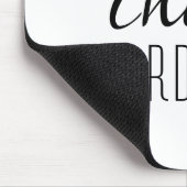 Tapis De Souris Coordinateur du Chaos Texte typographique (Coin)