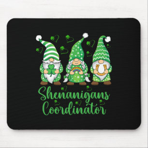 Tapis De Souris Coordonnateur de Shenanigans Gnomes irlandais - St