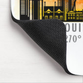Tapis De Souris Coordonnées de la carte Skyline du coucher de sole (Coin)