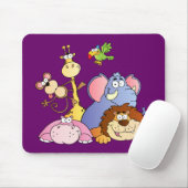 Tapis De Souris Copains Mousepad de jungle (Avec souris)