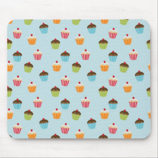Tapis De Souris Copie bleue de motif de petit gâteau de Kawaii