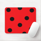 Tapis De Souris Copie Mousepad de coccinelle (Avec souris)