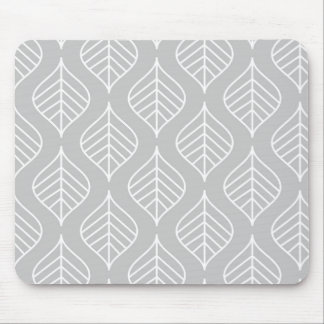 Tapis De Souris Copie Mousepad - gris de feuille