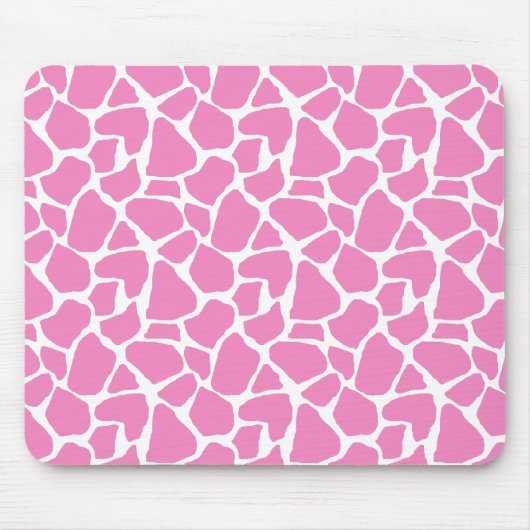 Tapis De Souris Copie rose Mousepad de girafe (Devant)