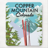 Tapis De Souris Copper Mountain Colorado Ski (Devant)