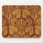 Tapis De Souris Coptic embroidery pattern - Orange leaves (Devant)