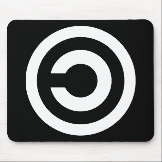 Tapis De Souris Copyleft - l'information veut être libre