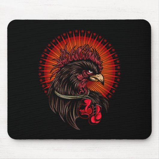 Tapis De Souris Coq de boîte (Devant)