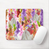 Tapis De Souris Coq Et Holly Hocks, Mousepad (Avec souris)