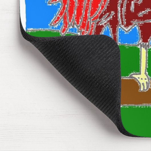Tapis De Souris Coq et Sun Mousepad (Coin)