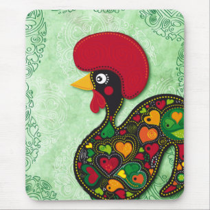 Tapis De Souris Coq typique de Barcelos