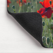 Tapis De Souris Coquelicots dans un champ (Coin)