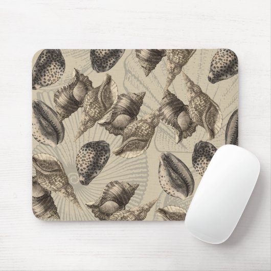 Tapis De Souris Coques de mer (Avec souris)