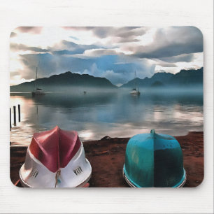 Tapis De Souris Coques des bateaux et marmaris Hiver