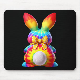 Tapis De Souris Coquette Lapin Lapin Bow Floral Girl Happy E
