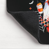 Tapis De Souris Coquette Leopard Ghost Coffee Boo-jee Halloween Bo (Coin)