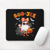 Tapis De Souris Coquette Leopard Ghost Coffee Boo-jee Halloween Bo (Avec souris)