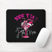 Tapis De Souris Coquette New Year Same Hot Mess 2025 Funny New Yea (Avec souris)