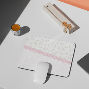 Tapis De Souris Coquette rose floral Pad