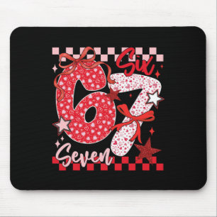 Tapis De Souris Coquette Valentine 67 Six Seven Préparatoire Cœur