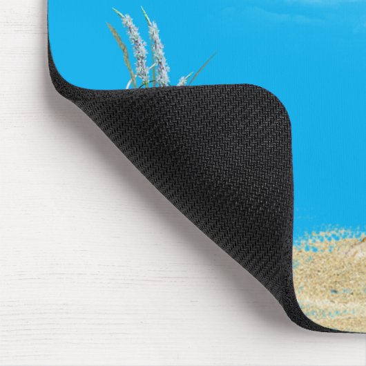 Tapis De Souris Coquillage Dans Le Sable Au Soleil (Coin)