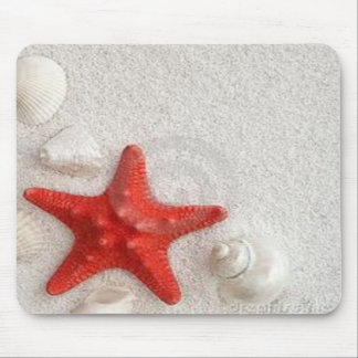 Tapis De Souris coquillages et étoiles de mer