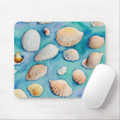 Tapis De Souris Coquillages Mousepad (Avec souris)