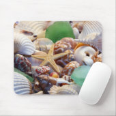 Tapis De Souris Coquillages Starfish & Beach Verre Mousepad (Avec souris)