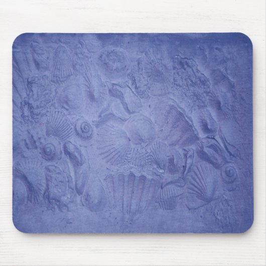 Tapis De Souris Coquilles bleues (Devant)
