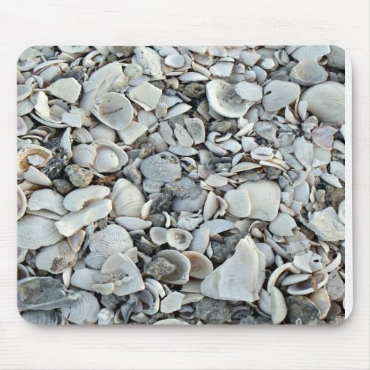 Tapis De Souris Coquilles de rivage style bureau (Devant)