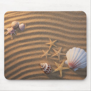 Tapis De Souris Coquilles et étoiles de mer de mer