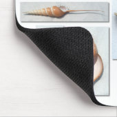 Tapis De Souris Coquilles sur le blanc (Coin)