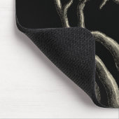 Tapis De Souris Corail noir et tan (Coin)