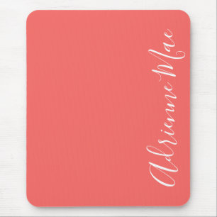 Tapis De Souris Corail tout simplement élégant Personnalisé