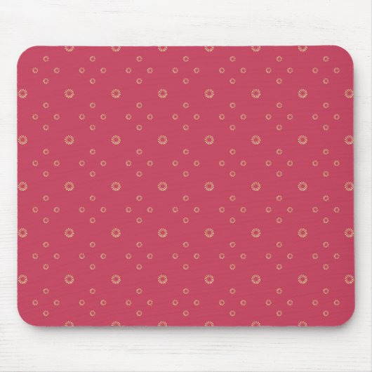 Tapis De Souris Coral | Golden Zinnia Sun (Devant)