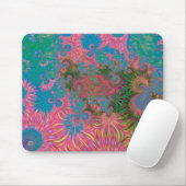 Tapis De Souris Coraux d'art abstrait (Avec souris)