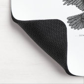 Tapis De Souris Corbeau, F-Caw-F Oiseau drôle (Coin)
