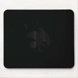 Tapis De Souris Corbeau, F-Caw-F Oiseau Drôle Esthétique Décontrac