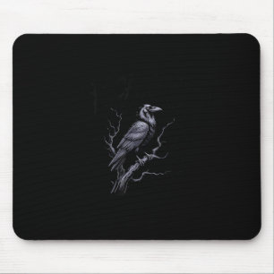 Tapis De Souris Corbeau F-Caw-F Oiseau Drôle qui Dit Humour Meme
