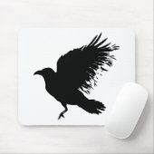 Tapis De Souris Corbeau - noir (Avec souris)