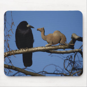 Tapis De Souris Corbeau surpris