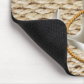 Tapis De Souris Corde nautique et souris d'Ancre (Coin)