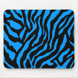 Tapis De Souris COREY TIGER 80's RETRO BLUE BLACK STRIPES