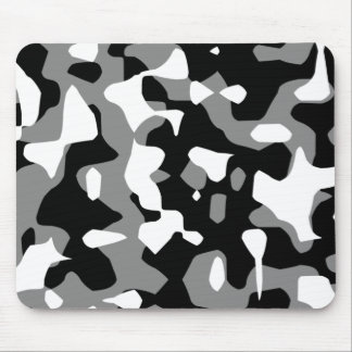 Tapis De Souris Corey Tiger 80s Rétro Camouflage Gris (Camo)