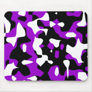 Tapis De Souris Corey Tiger 80s Rétro Camouflage Violet (Camo)