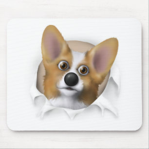 Tapis De Souris Corgi 1 de Gallois éclatant
