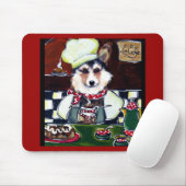 Tapis De Souris Corgi Chef (Avec souris)