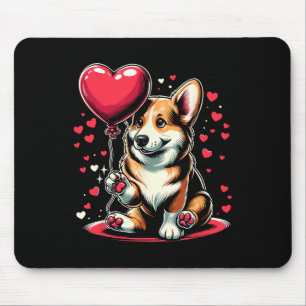 Tapis De Souris Corgi Chien Saint-Valentin Propriétaire de Chien V